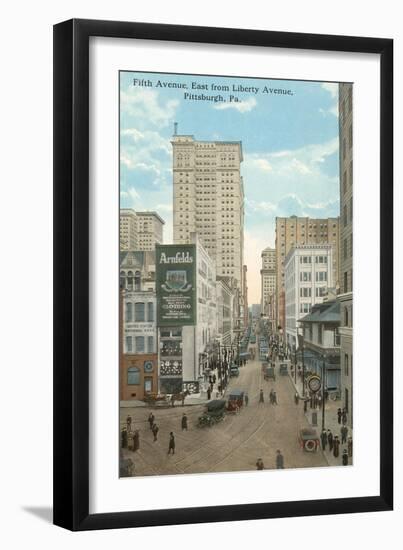 Fifth Avenue, Pittsburgh, Pennsylvania-null-Framed Art Print