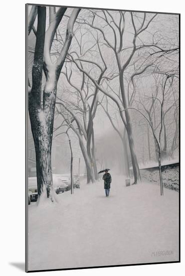 Fifth Avenue Snow, 2013-Max Ferguson-Mounted Giclee Print