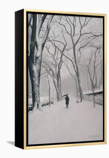 Fifth Avenue Snow, 2013-Max Ferguson-Framed Premier Image Canvas