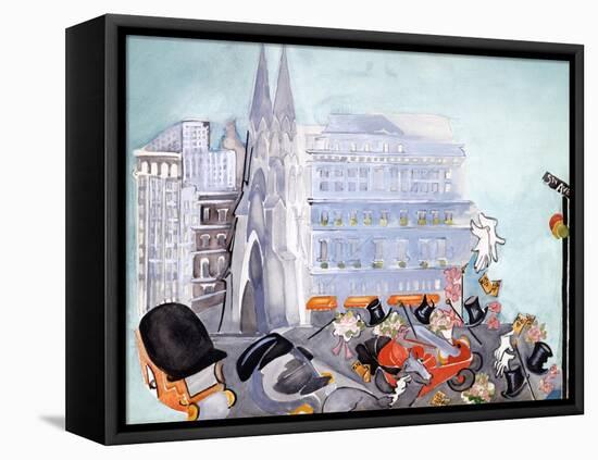 Fifth Avenue-Zelda Fitzgerald-Framed Stretched Canvas