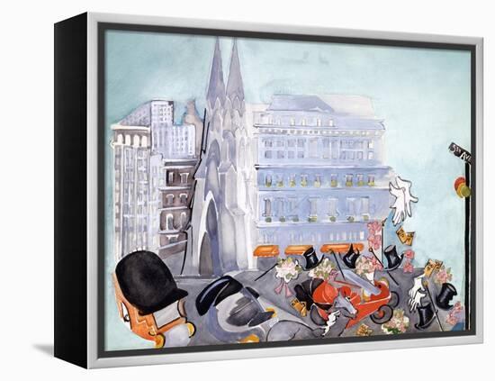 Fifth Avenue-Zelda Fitzgerald-Framed Stretched Canvas