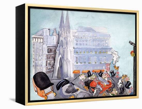 Fifth Avenue-Zelda Fitzgerald-Framed Stretched Canvas