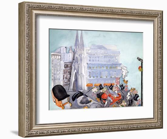 Fifth Avenue-Zelda Fitzgerald-Framed Art Print