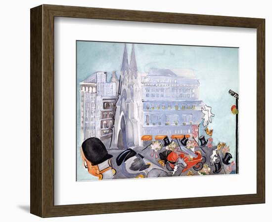 Fifth Avenue-Zelda Fitzgerald-Framed Art Print