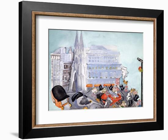 Fifth Avenue-Zelda Fitzgerald-Framed Art Print