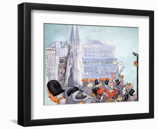 Fifth Avenue-Zelda Fitzgerald-Framed Art Print