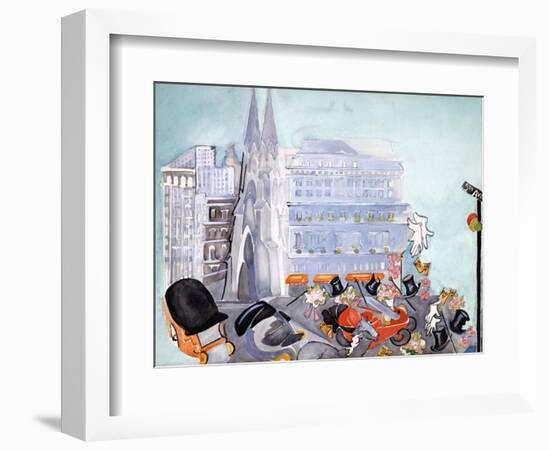 Fifth Avenue-Zelda Fitzgerald-Framed Art Print