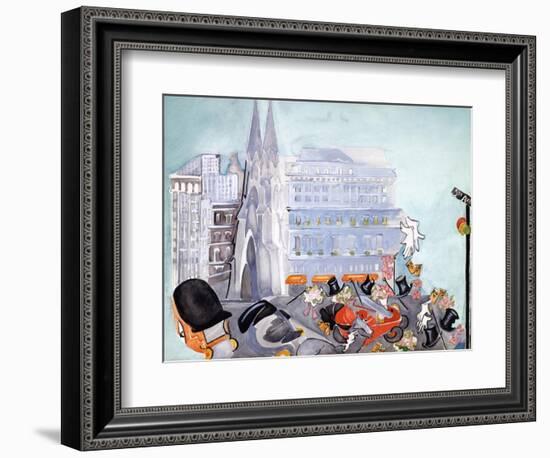 Fifth Avenue-Zelda Fitzgerald-Framed Art Print