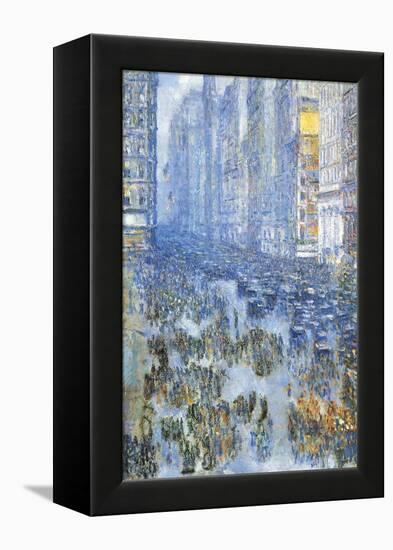 Fifth Avenue-Childe Hassam-Framed Stretched Canvas