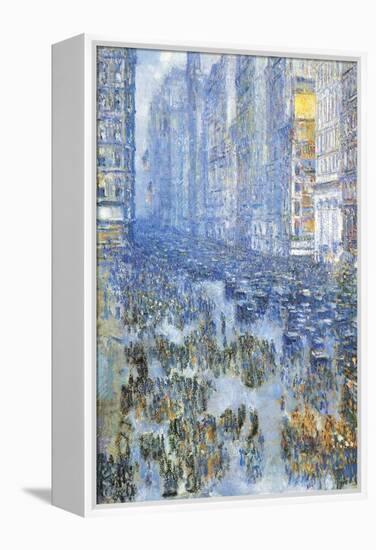 Fifth Avenue-Childe Hassam-Framed Stretched Canvas