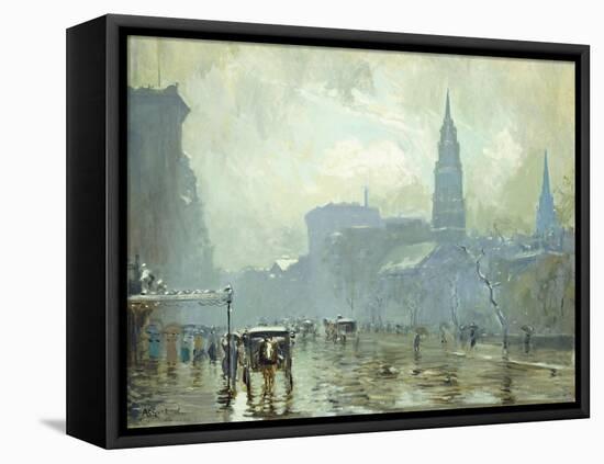 Fifth Avenue-Arthur Clifton Goodwin-Framed Premier Image Canvas