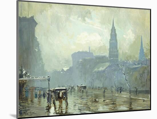 Fifth Avenue-Arthur Clifton Goodwin-Mounted Giclee Print