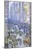 Fifth Avenue-Childe Hassam-Mounted Art Print