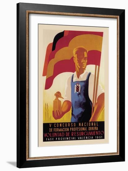 Fifth National Convention for Vocational Training-Calandin-Framed Art Print