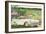 Fifties Cars on Golf Course-null-Framed Art Print