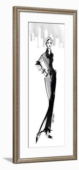 Fifties Fashion III with Red-Anne Tavoletti-Framed Premium Giclee Print