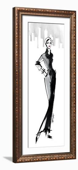 Fifties Fashion III with Red-Anne Tavoletti-Framed Premium Giclee Print