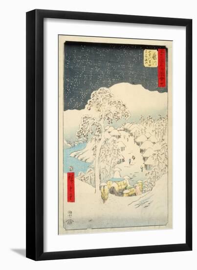 Fifty-Three Stations of the Tokaido-Ando Hiroshige-Framed Giclee Print