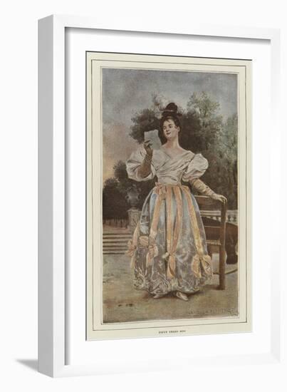 Fifty Years Ago-Francois Flameng-Framed Giclee Print