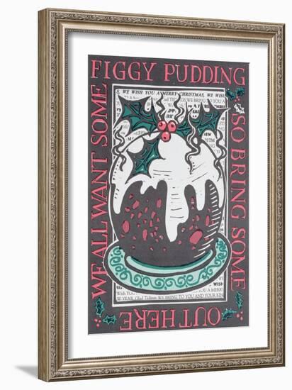 Figgy Pudding, 1998-Karen Cater-Framed Giclee Print