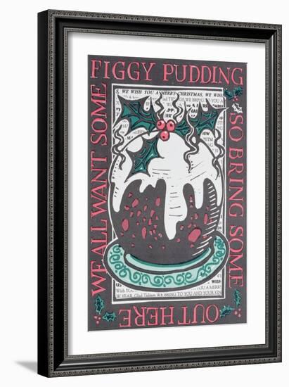 Figgy Pudding, 1998-Karen Cater-Framed Giclee Print