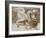 Fight Between a Dragon and a Lion-Leonardo da Vinci-Framed Giclee Print