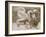 Fight Between a Dragon and a Lion-Leonardo da Vinci-Framed Giclee Print