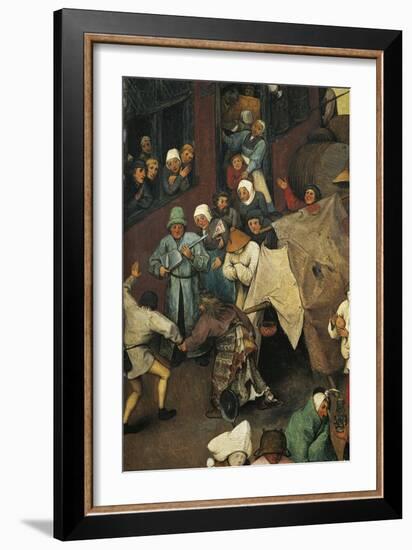 Fight Between Carnival and Lent, 1559-Pieter Brueghel the Younger-Framed Giclee Print