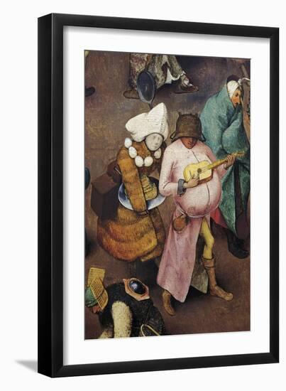 Fight Between Carnival and Lent-Pieter Brueghel the Younger-Framed Giclee Print