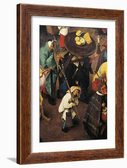 Fight Between Carnival and Lent-Pieter Brueghel the Younger-Framed Giclee Print