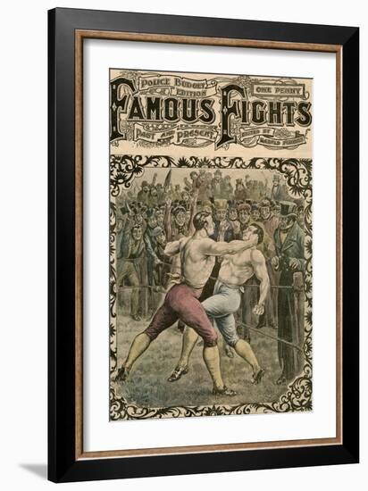 Fight Between Dick Curtis and Jack Perkins, 1828-Pugnis-Framed Giclee Print