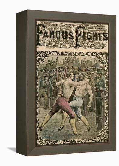 Fight Between Dick Curtis and Jack Perkins, 1828-Pugnis-Framed Premier Image Canvas