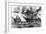 Fight Between USS Chesapeake and HMS Shannon, 1813-null-Framed Giclee Print