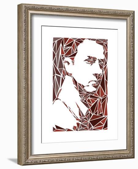 Fight Club the Narrator-Cristian Mielu-Framed Art Print