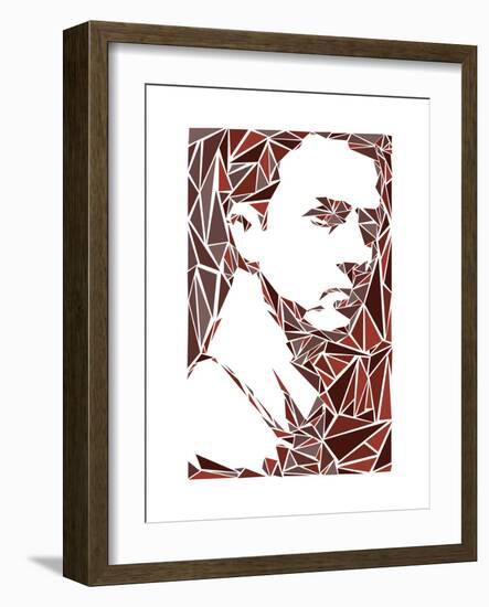 Fight Club the Narrator-Cristian Mielu-Framed Art Print