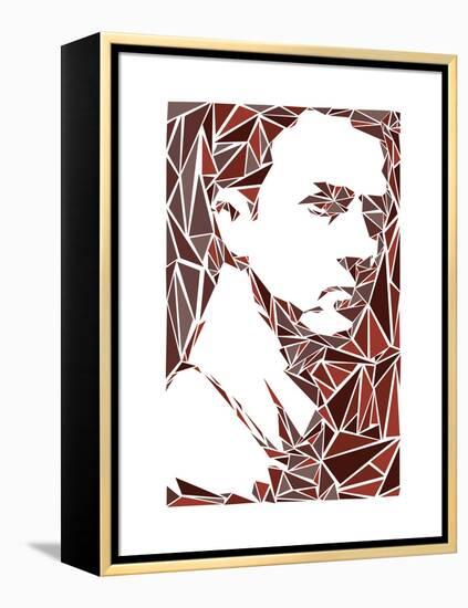 Fight Club the Narrator-Cristian Mielu-Framed Stretched Canvas