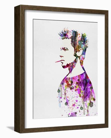 Fight Club Watercolor-Anna Malkin-Framed Art Print