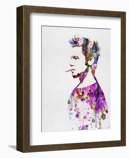 Fight Club Watercolor-Anna Malkin-Framed Premium Giclee Print