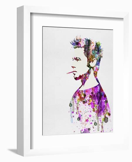 Fight Club Watercolor-Anna Malkin-Framed Premium Giclee Print