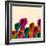 Fight for Human Rights. Modern Art Collage in Pop-Art Style. Contemporary Minimalistic Artwork in N-master1305-Framed Photographic Print