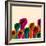 Fight for Human Rights. Modern Art Collage in Pop-Art Style. Contemporary Minimalistic Artwork in N-master1305-Framed Photographic Print