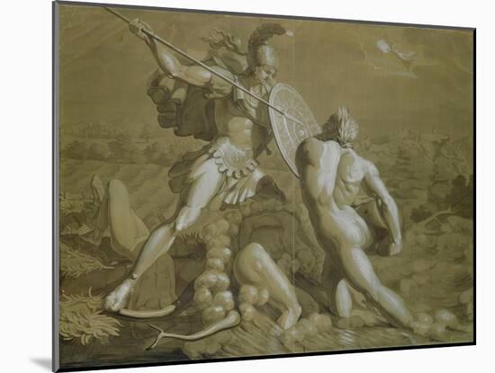 Fight of Achilles with the River Scamander-Philipp Otto Runge-Mounted Giclee Print
