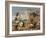 Fight of Cocks-Frans Snyders-Framed Art Print