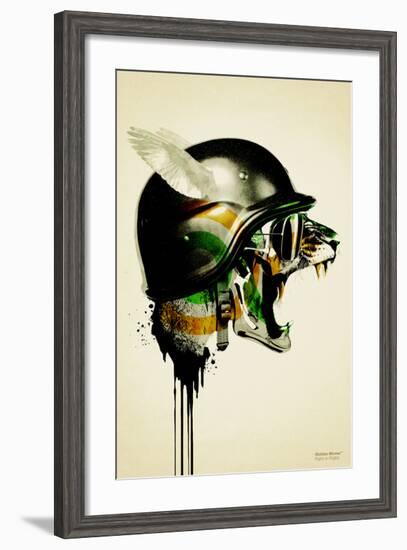 Fight or Flight-Hidden Moves-Framed Art Print