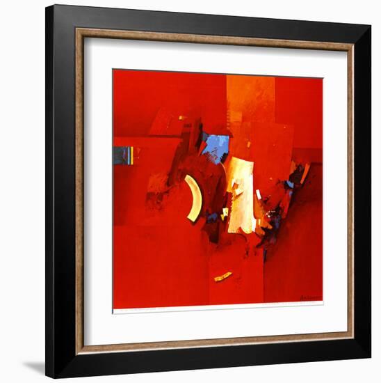 Fighting Blue-Theo Den Boon-Framed Art Print