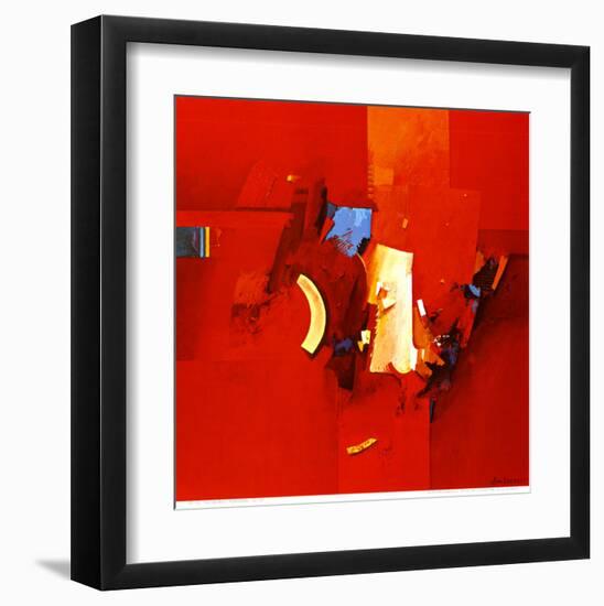 Fighting Blue-Theo Den Boon-Framed Art Print