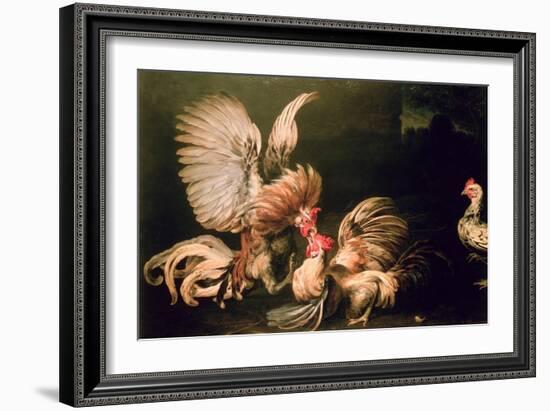 Fighting Cocks-Frans Snyders Or Snijders-Framed Giclee Print