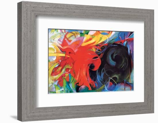 Fighting Forms-Franz Marc-Framed Premium Giclee Print