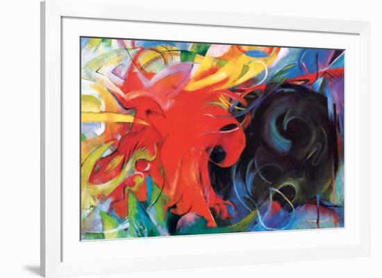 Fighting Forms-Franz Marc-Framed Premium Giclee Print