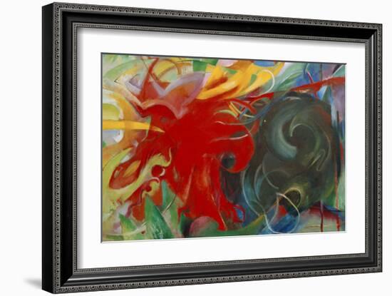 Fighting forms-Franz Marc-Framed Giclee Print